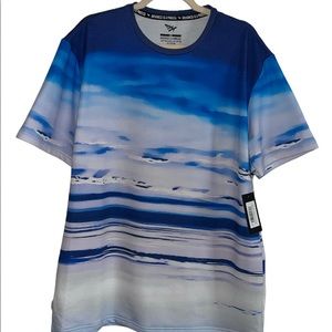 Blue Paper planes Ozone French Terry T-Shirt NWT